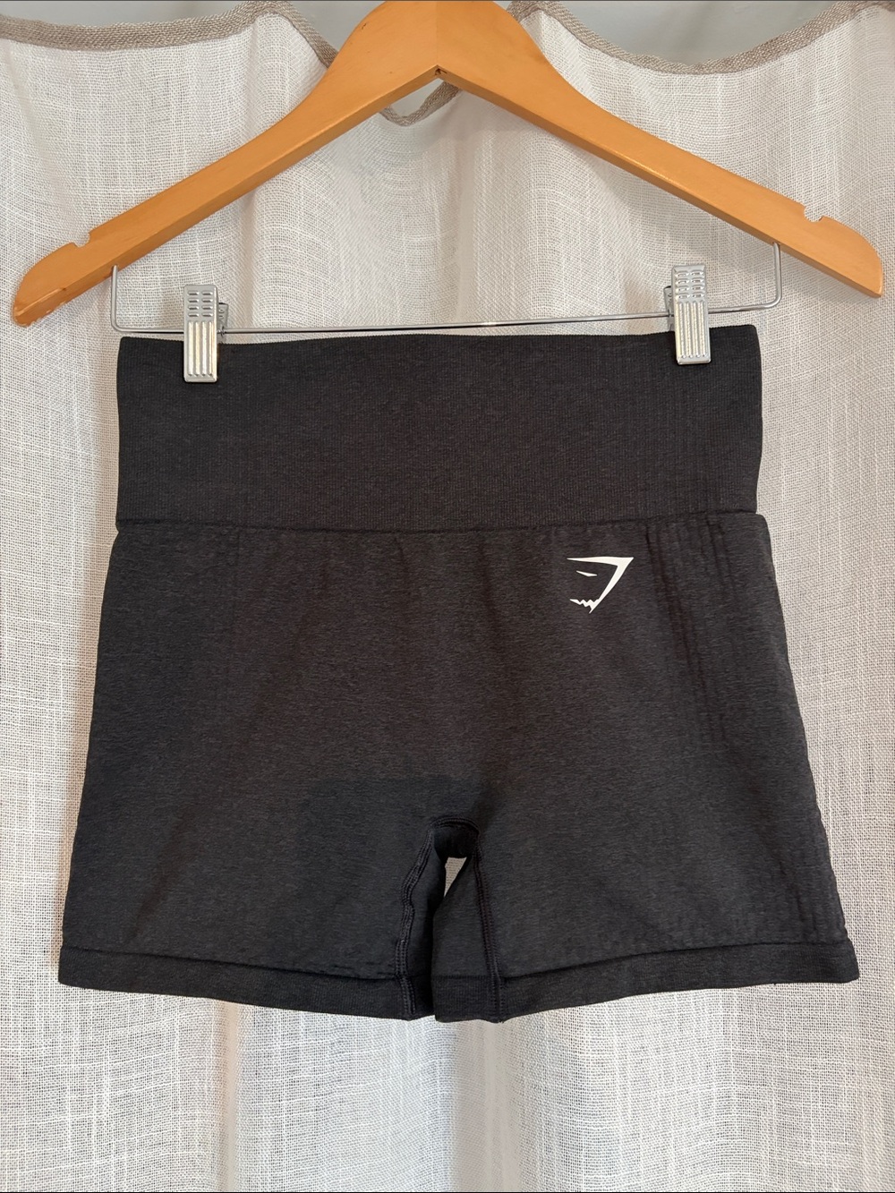 Gymshark Women's High-Waist Black Seamless Bike Shorts